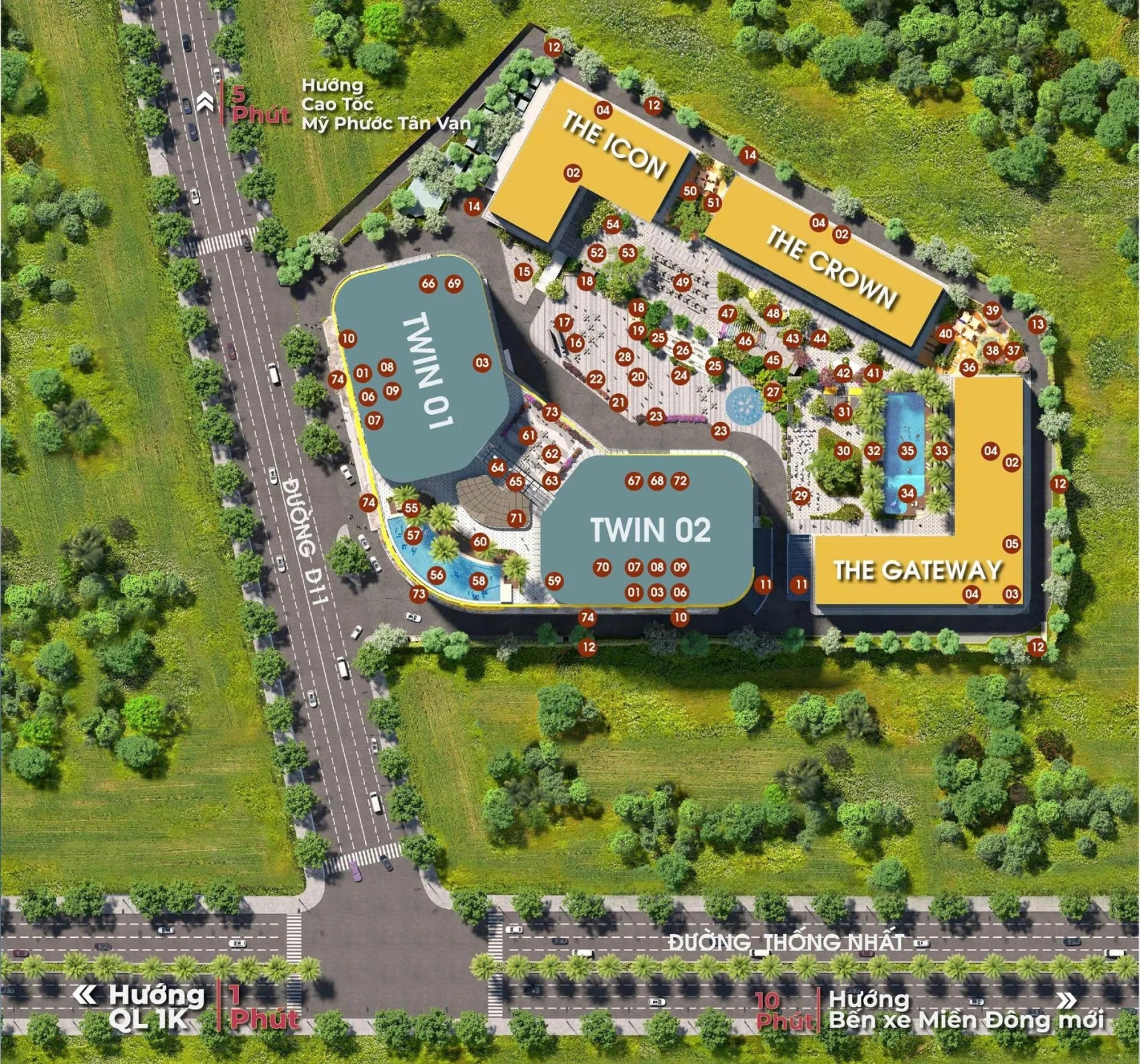 Tổng quan dự án Bcons Center City